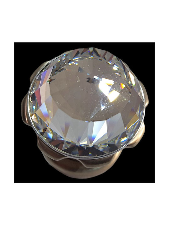 Spanish Brass Knob Mestre 4882-swa1 Swarovski Crystal