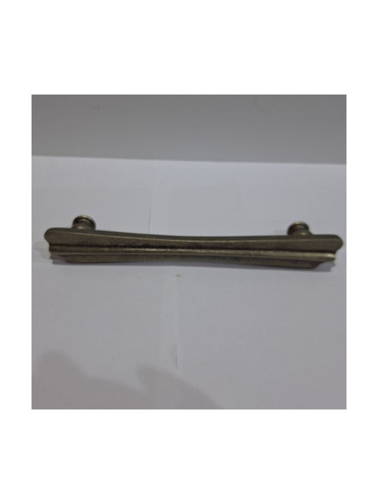 Spanish Brass Front Door Handle Mestre 9271-200-arg1 Aged Silver Size 20.0cm