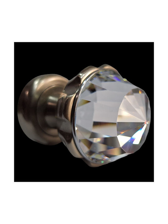 Spanish Brass Knob Mestre 4882-swa1 Swarovski Crystal