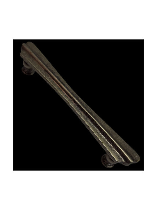Spanish Brass Front Door Handle Mestre 9271-200-arg1 Aged Silver Size 20.0cm