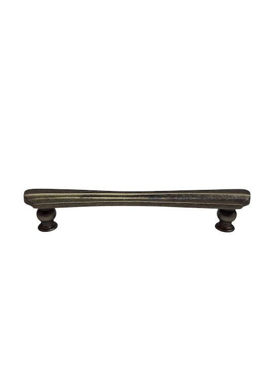 Spanish Brass Front Door Handle Mestre 9271-200-arg1 Aged Silver Size 20.0cm