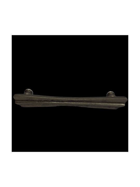 Spanish Brass Front Door Handle Mestre 9271-200-arg1 Aged Silver Size 20.0cm