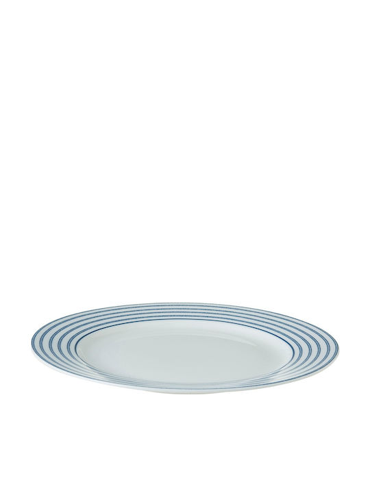 Laura Ashley Candy Stripe Πιάτο Γλυκού από Πορσελάνη Candy Stripe με Διάμετρο 23cm