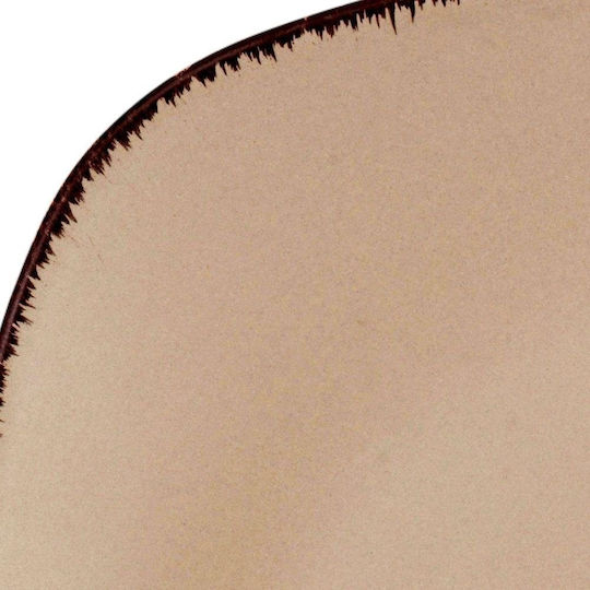 Nava White Sugar Πιάτο Ρηχό Τετράγωνο Κεραμικό 26x26cm