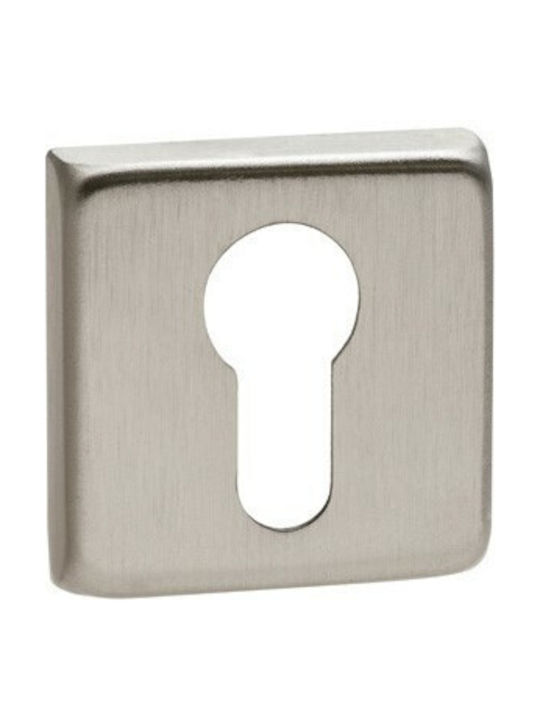 Viometale 06.910 Türgriff Rosette Messing Nickel Matt Vordertür Rechts Stück
