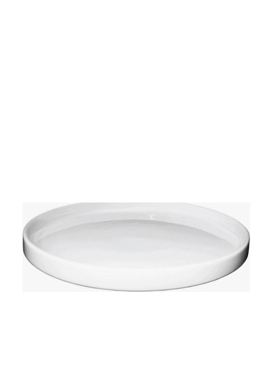 Oriana Ferelli Plate Shallow made of Porcelain White with Diameter 22cm 6pcs