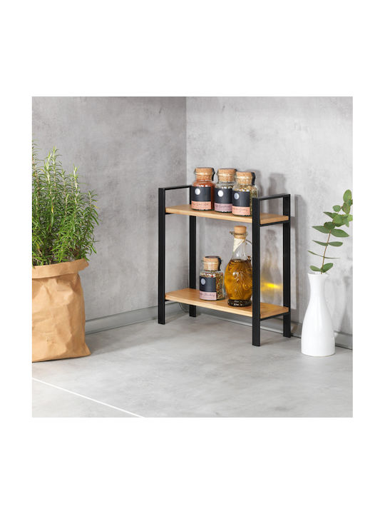 Wenko Lou Kitchen Organizer Racks Wooden in Black Colour 11x32x32cm