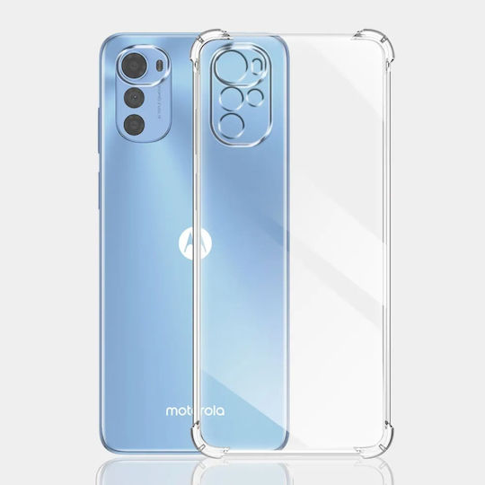 Umschlag Rückseite Silikon Transparent (Moto G22)