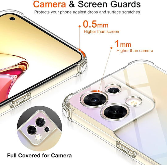 Back Cover Silicon Transparent (Oppo Reno8)
