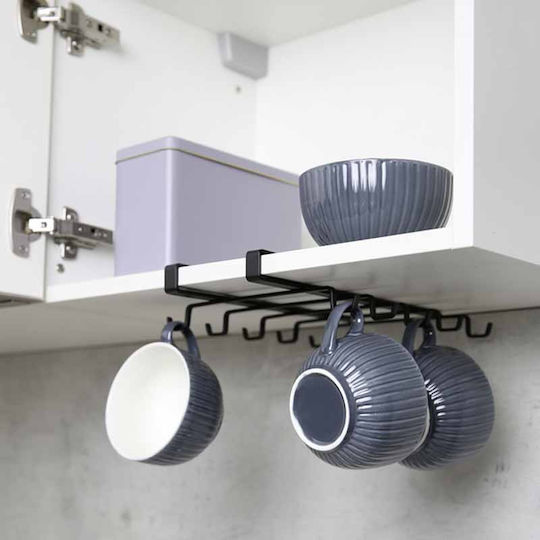 Wenko Βάση για Κούπες Klea Μεταλλική 28x22.5x5εκ. 2τμχ Μαύρη