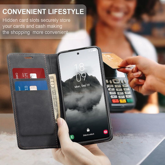 Wallet Piele artificială / Piele Negru (Nothing Phone 2)