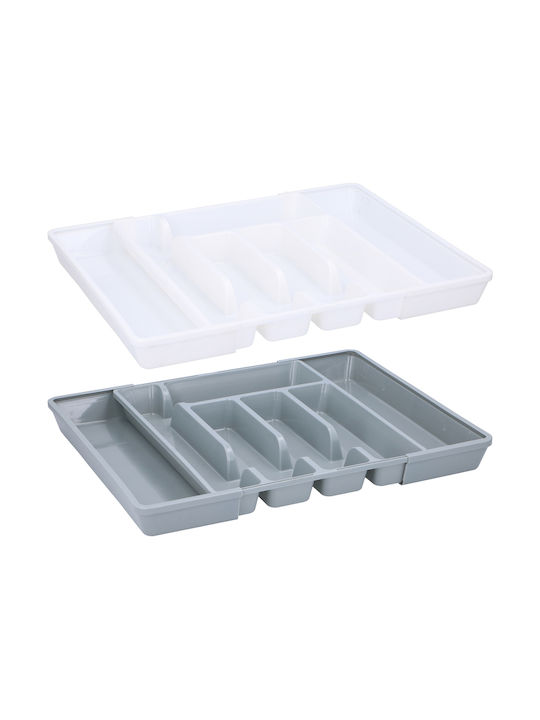 Alpina Appliances Drawer Cutlery Tray Opening Plastic 36.5x27.5x4.3cm White