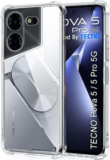 Back Cover Σιλικόνης Διάφανο (Realme 5 Pro)