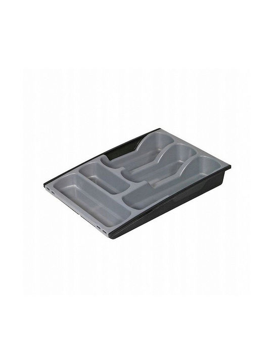 Curver Drawer Cutlery Tray Opening Metallic Grey 30x42x6.4cm
