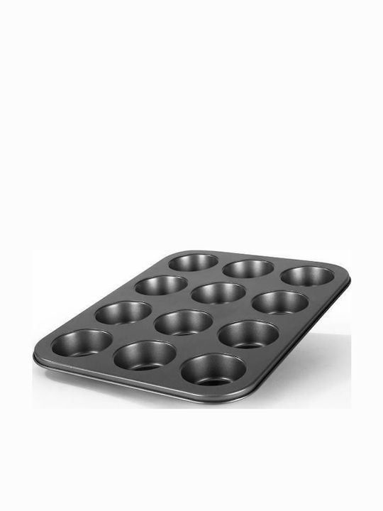 Vanora Backform Törtchen/Muffins Aluminium 12 Plätze 35x26.5x3cm 1cm