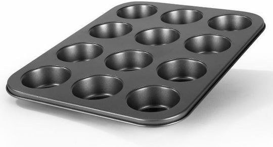 Vanora Backform Törtchen/Muffins Aluminium 12 Plätze 35x26.5x3cm 1cm