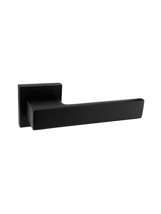 244 Perfect Nickel Satin Door Handle Pair for Interior Door