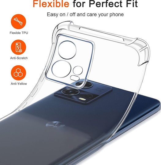 Back Cover Silicone Transparent (Motorola Edge 30 Fusion)