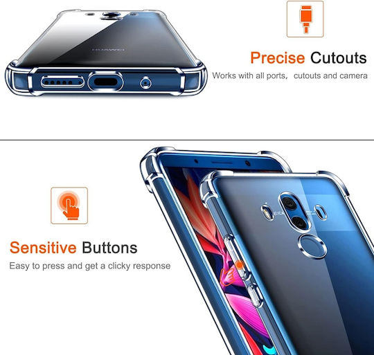 Back Cover Σιλικόνης Διάφανο (Huawei Mate 10 Pro)