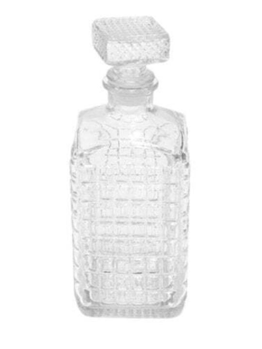 Faitakis Pack Glass Liqueur Decanter 18.5cm with Stopper 500ml