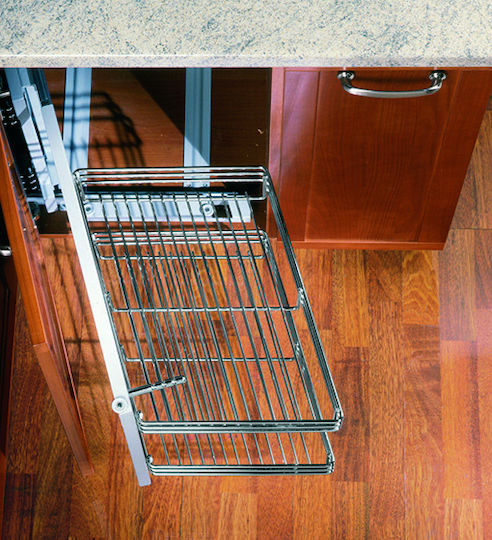 Kitchen Mechanism Lemi Magic Corner Miter Brake Door 45cm Right Opening 238-461asbdxcr Depth 500mm