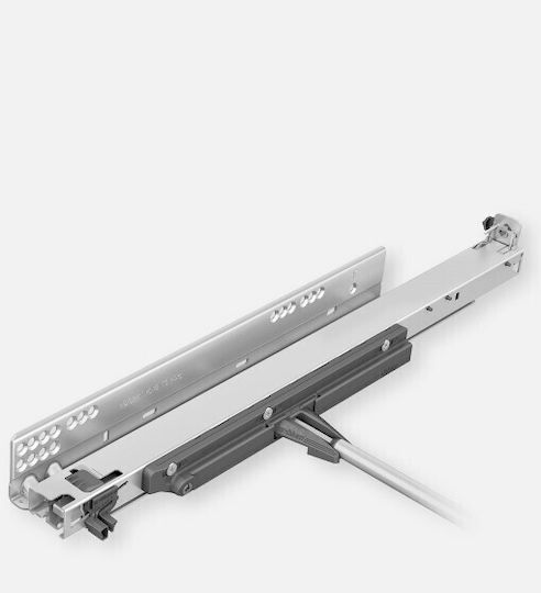 Οδηγος Κρυφος Συρταριου Blum Movento 760h Φρενο Tip On 100% Ανοιγμα 104-760h550tip