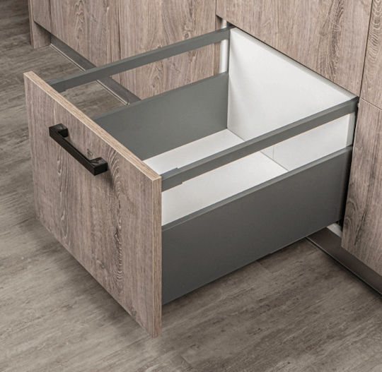 Drawer with Brake 50cm Slim Box 02.90.50sg