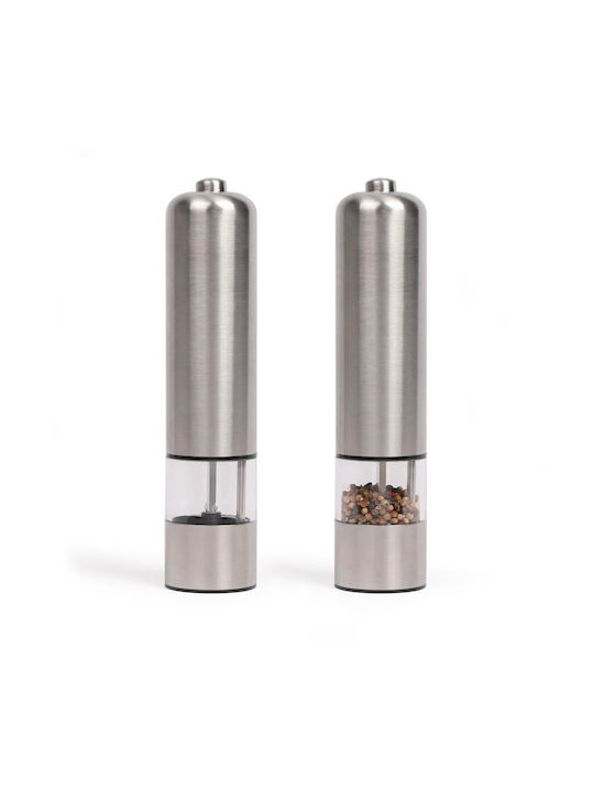 Livoo Set Manual Râșnițe Condimente Inox în Culoare Argintiu 1buc
