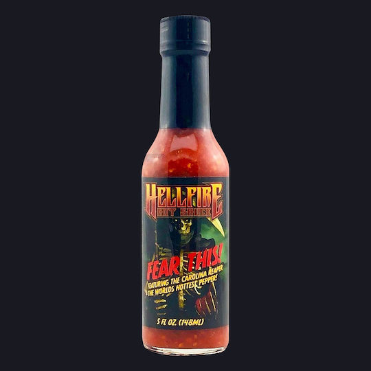Carolina Reaper Καυτερή Σάλτσα Hellfire Fear This 148ml