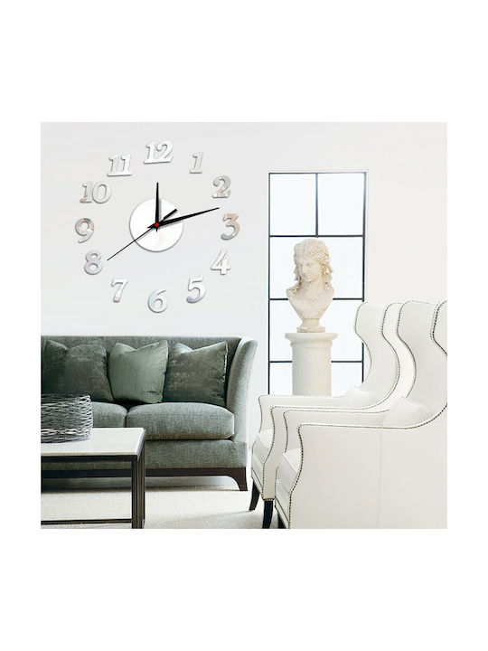Acryl Wanduhren Klein Diy Silber