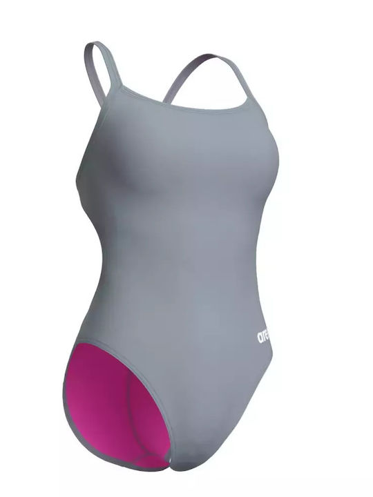 Athletic Grey Swimsuit