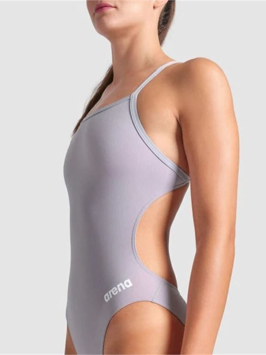 Athletic Grey Swimsuit
