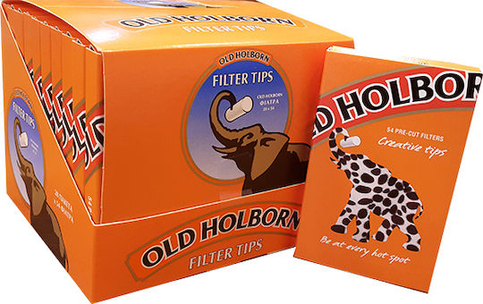 Old Holborn Extra Slim Филтърни Накрайници Обикновени 5.7мм 54x1бр