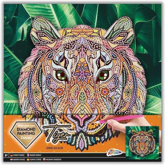 Grafix Καμβάς Diamond Painting Κιτ 30x30cm