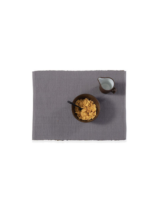 Nef-Nef Homeware Σουπλά Υφασμάτινο Μπεζ 48x33cm 2τμχ