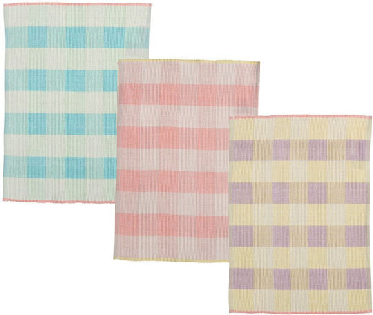 Nef-Nef Homeware Fabric Placemats Orange 48x33cm 2pcs