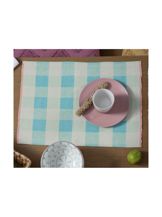 Nef-Nef Homeware Fabric Placemats Orange 48x33cm 2pcs