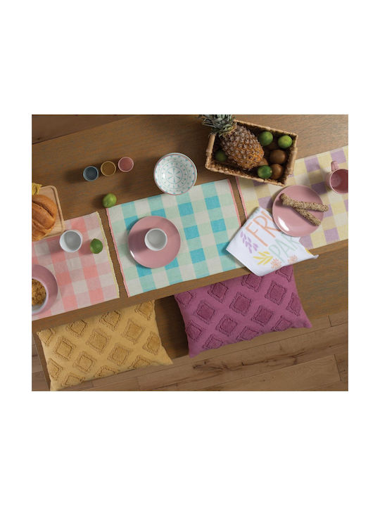 Nef-Nef Homeware Σουπλά Υφασμάτινο Μπλε 48x33cm 2τμχ