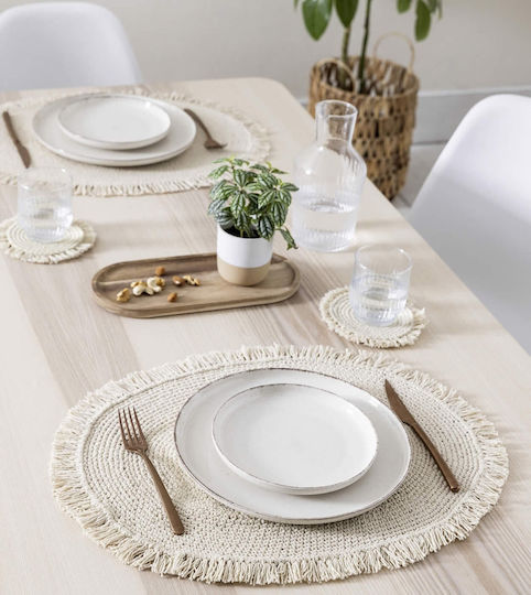 Nima Platzdeckchen Beige 50x35cm 1Stück