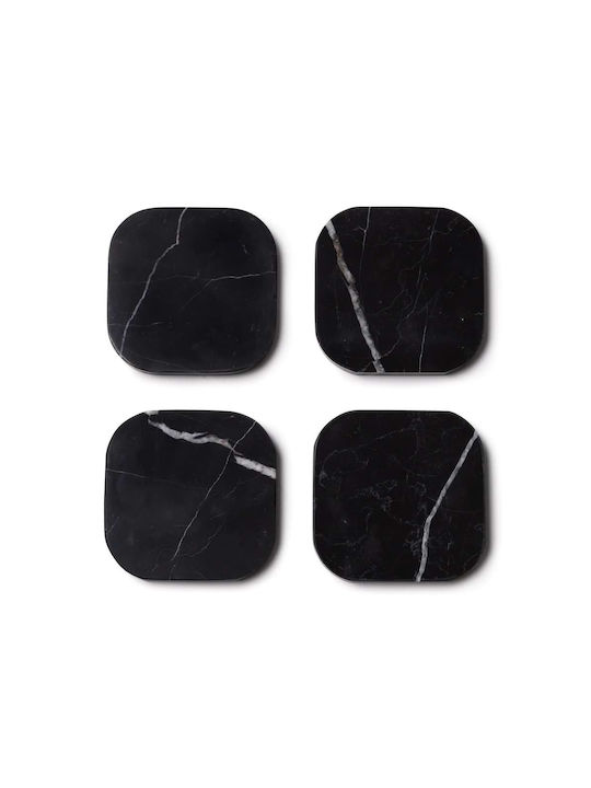 Design Is This Rotund Suporturi pentru pahare din piatra Negru 10cm 4buc Design Is This Rotund Suporturi pentru pahare din piatra Negru 10cm 4buc