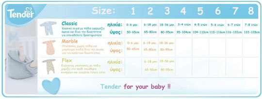 Tender Summer Sleeping Bag 0.5 Tog Marble