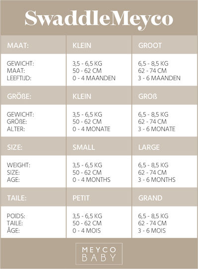 Meyco Winter Deckenschlafsack Swaddle Rosa