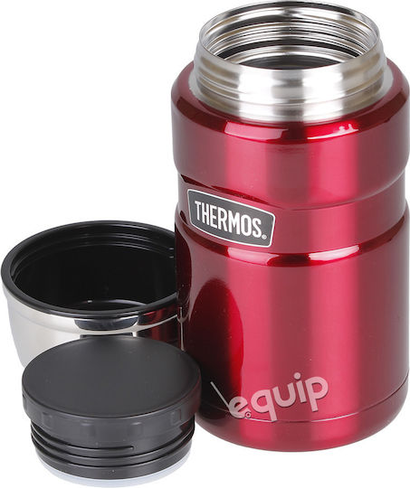 Thermos Кутия за обяд Термос Inox Червен 710мл 1бр