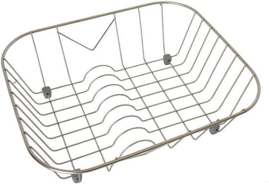 Sanitec Νο10 Στραγγιστήρι Γούρνας Inox Ασημί 40x32cm