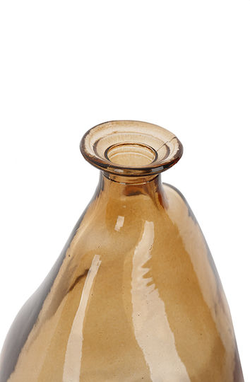 Βαζο Γυαλινο Χρωματιστο Γυαλι 12cm 8x7x12cm Πορτοκαλί Kaeming Βαζο Γυαλινο Χρωματιστο Γυαλι 12cm 8x7x12cm Πορτοκαλί Kaeming