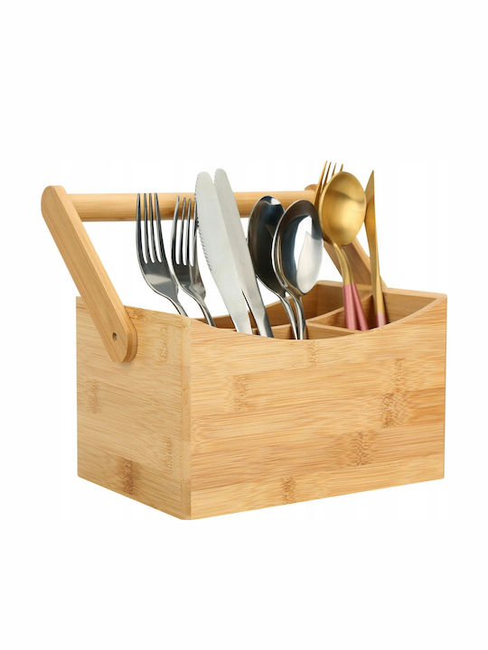 5Five Suport De Scurgere Pentru Tacâmuri Din Lemn Maro 22.5x14x24cm
