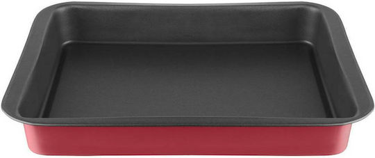 Pal Aluminum Baking Pan with Non-Stick Interior Coating Hibiscus 33x41cm