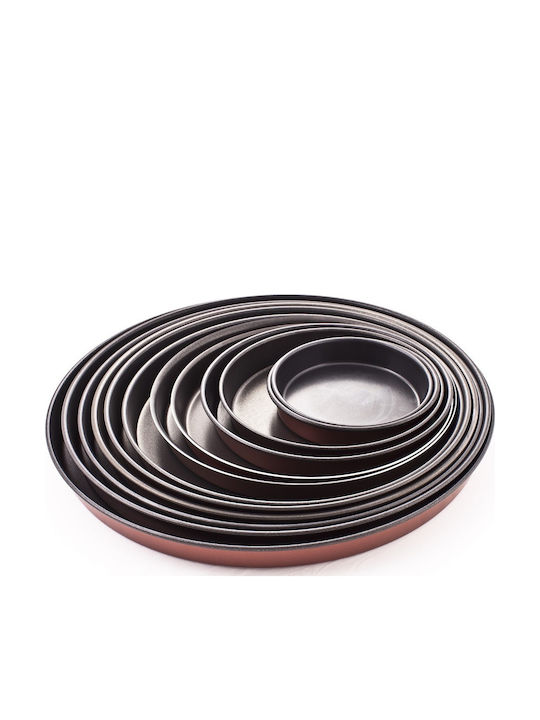 Keystone Aluminum Pizza Baking Pan with Stone Coating 38cm