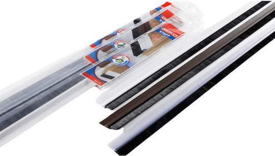 Viosarp Stafflex Jumbo Rod Draft Stopper Door with Brush in White Color