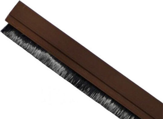 Sidirela Rod Draft Stopper Door with Brush in Brown Color 1m Sidirela Rod Draft Stopper Door with Brush in Brown Color 1m